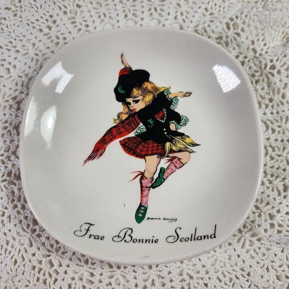 Brownie Downing Ceramics Frae Bonnie Scotland Dish J.H. Weatherby & Sons - Picture 1 of 9